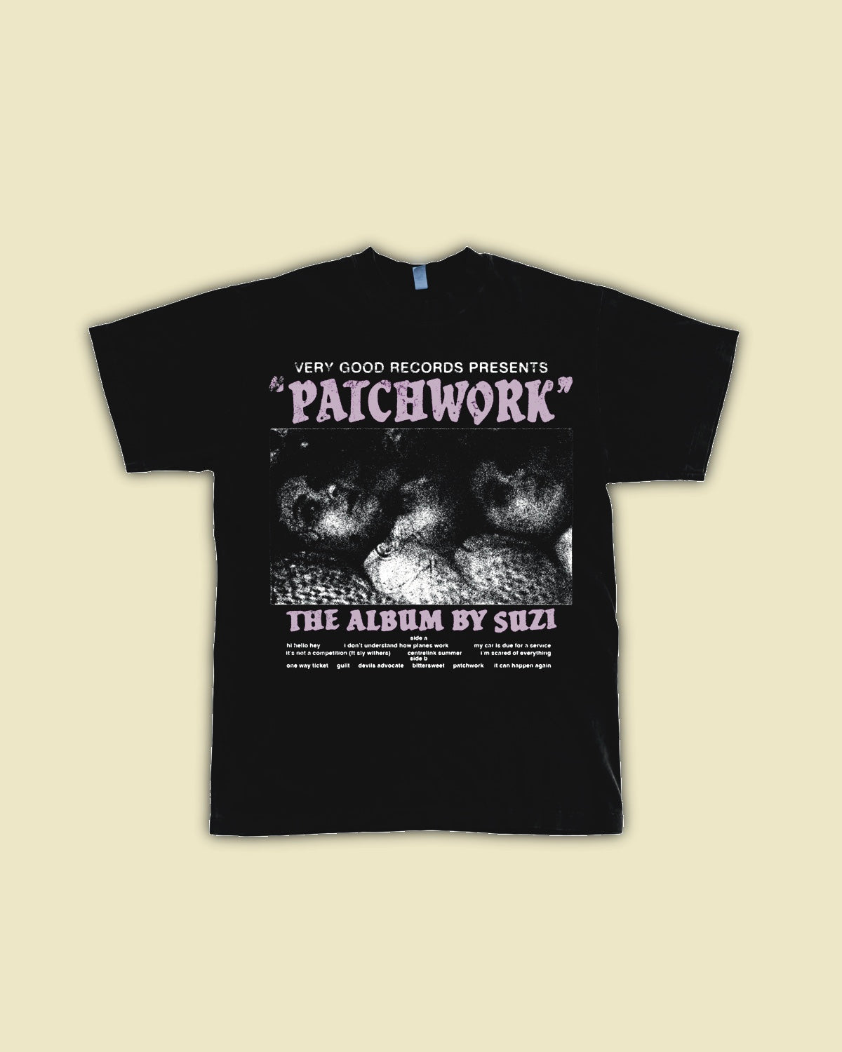 Suzi Patchwork Black T-Shirt